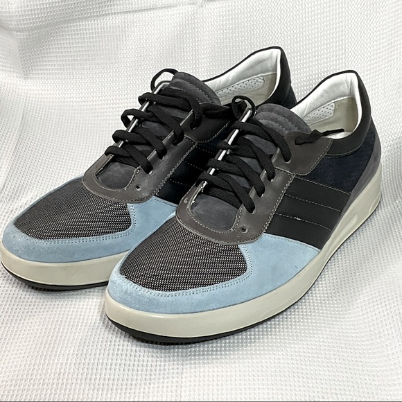 BUB Shoes Leather Suede Sneaker Blue Sz 10 UK 43 Carolina UNC